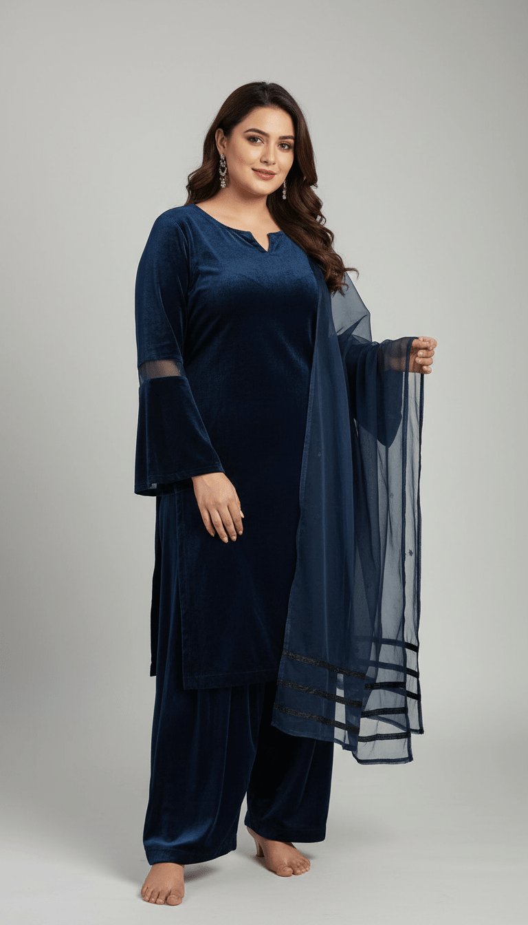 3 Pcs Women's Stitched Plain Suit - Raangli