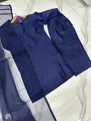 3 Pcs Women's Stitched Plain Suit - Raangli