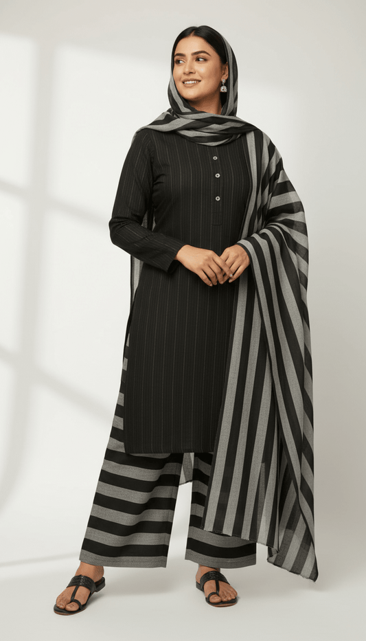 3 Pcs Women's Unstitched Printed Suit - Raangli